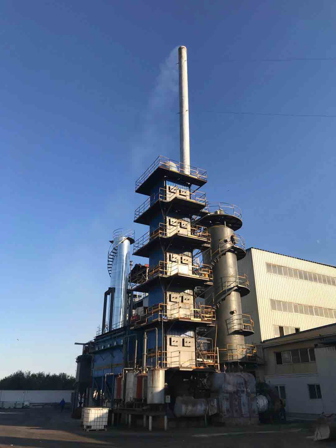 玻璃窯爐干法脫硫SDS工藝，高溫布袋除塵,SCR低溫脫硝，急冷塔，濕電除塵